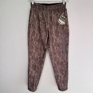 Drake Waterfowl Sweatpants Mens Small Under Wader Joggers Mossy Oak Camo NEW